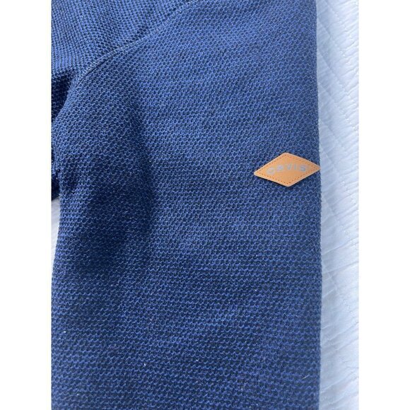 Orvis Men's 1/4 Zip Fleece Lined Warm Blue Pullover SZ L Pockets - Picture 11 of 12